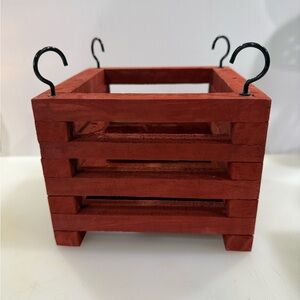 Wooden Hanging Planter Box